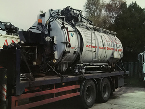 Transportation of vac tank for Lanes Drainage